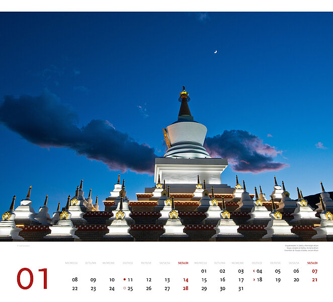 Kahl Verlag Kalender TIBET 2024